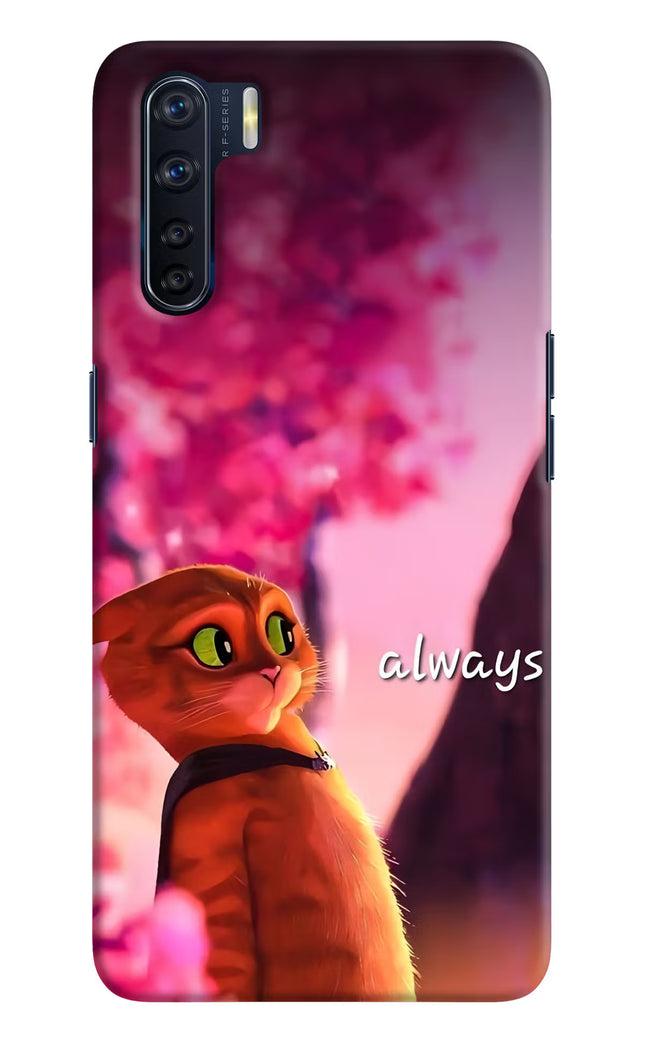 Always Cat Oppo F15 Hard Case Back Cover by Casekaro