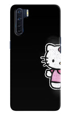 Kitty Charm Oppo F15 Hard Case Back Cover by Casekaro