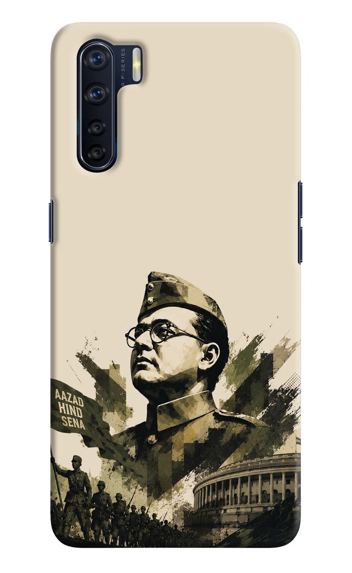 Netaji Rising Oppo F15 Back Cover