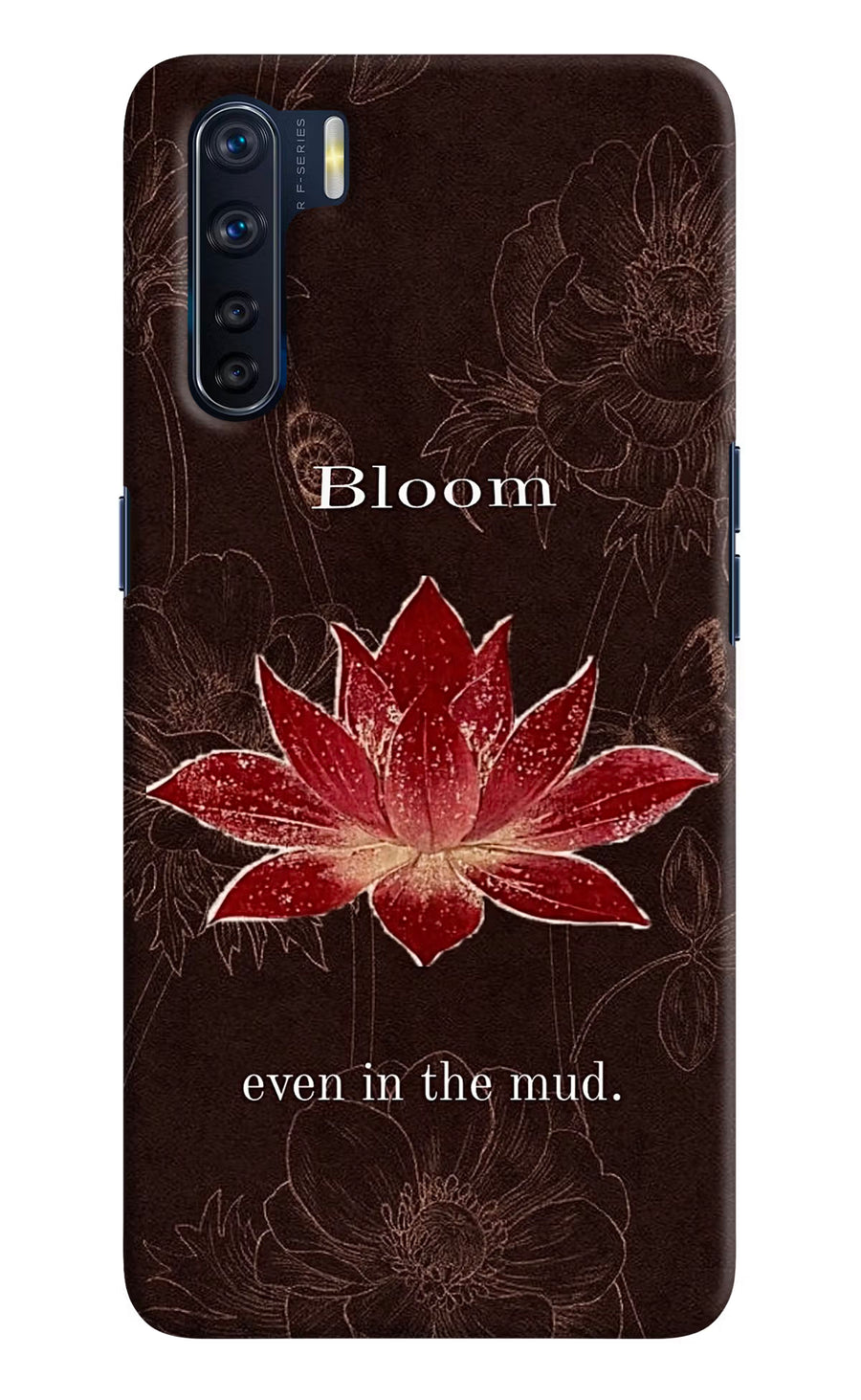 Bloom Oppo F15 Back Cover, Hard case