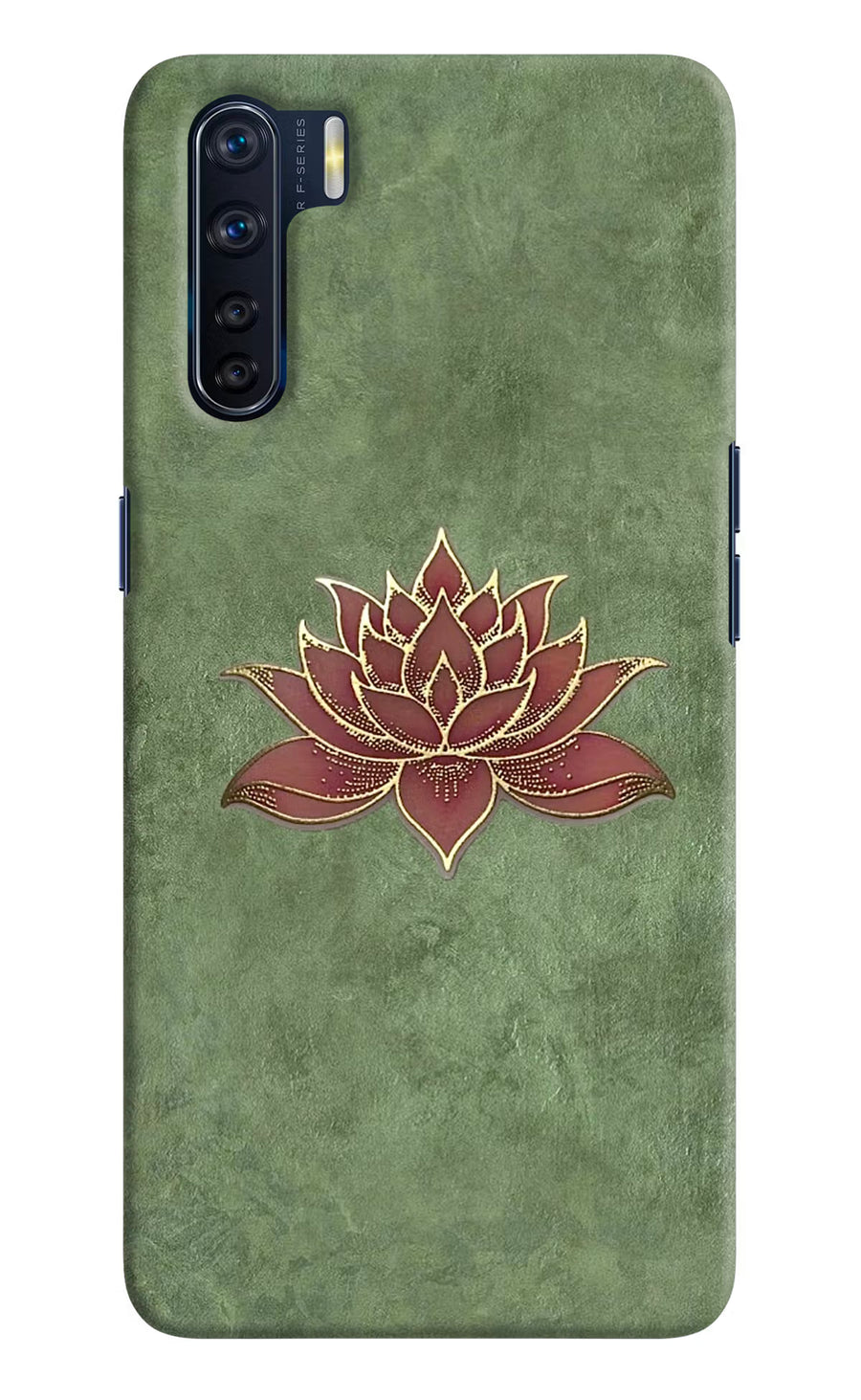Lotus Grace Oppo F15 Back Cover, Hard case