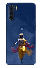 Cosmic Krishna Oppo F15 Hard Case Back Cover by Casekaro