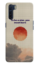 Pixel Sun Oppo F15 Hard Case Back Cover by Casekaro