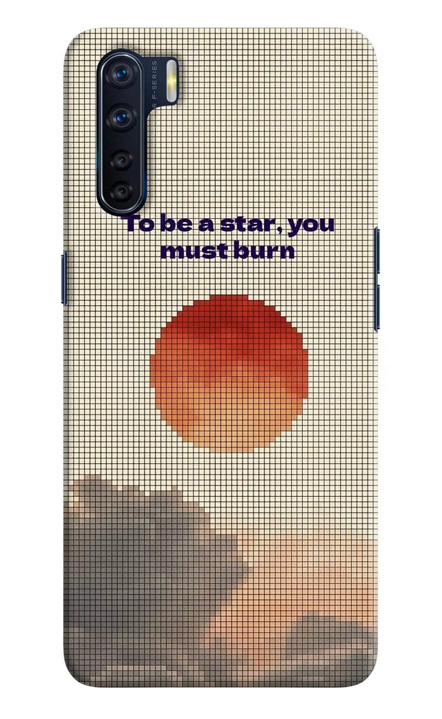 Pixel Sun Oppo F15 Hard Case Back Cover by Casekaro