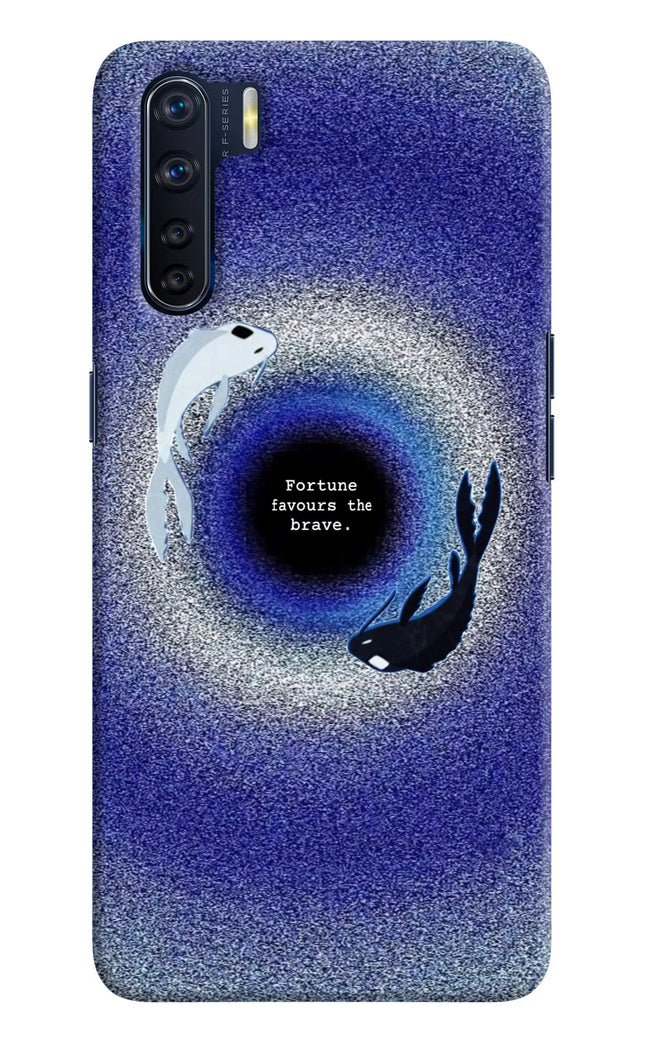 Dark Koi Oppo F15 Hard Case Back Cover by Casekaro