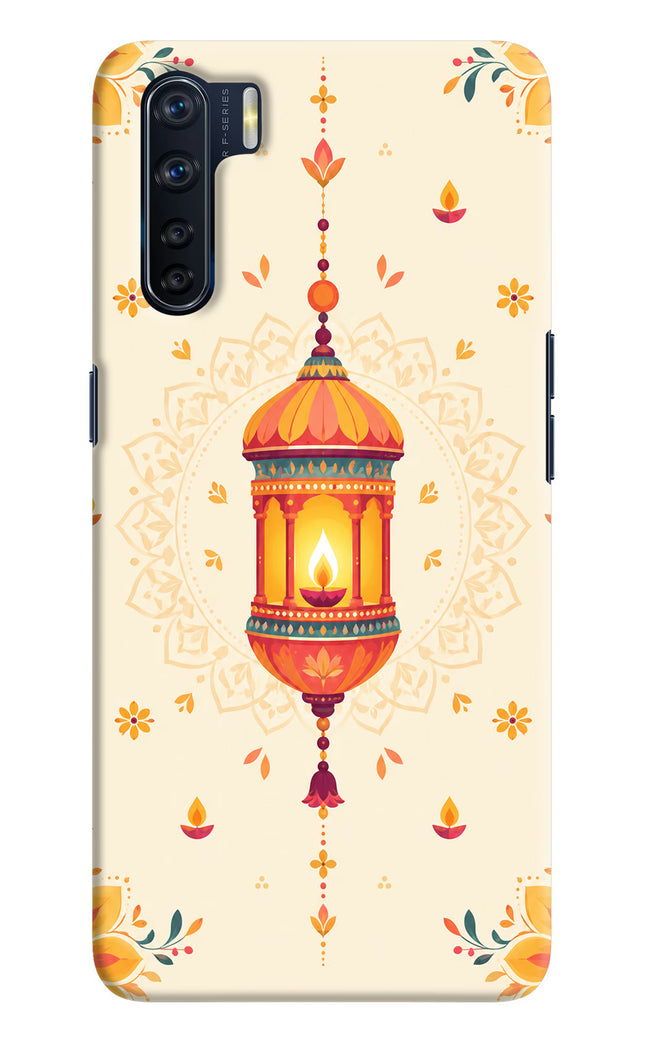 Golden Lantern Oppo F15 Back Cover