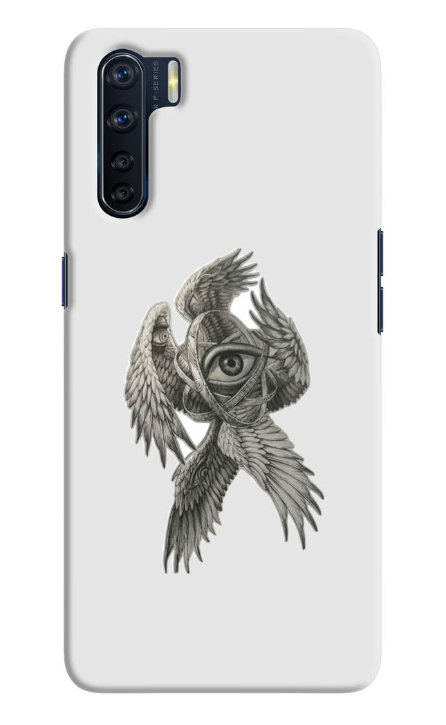 Accurate Angel Oppo F15 Hard Case Back Cover by Casekaro