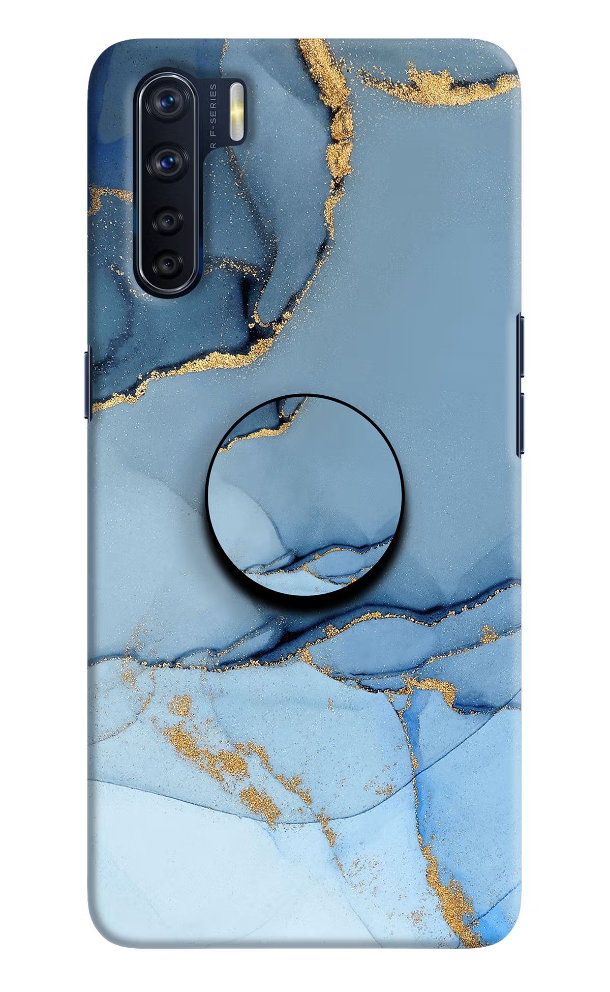 Blue Marble Oppo F15 Pop Case by Casekaro