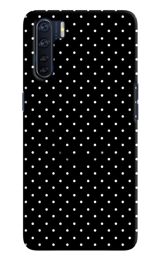 White Dots Oppo F15 Pop Case by Casekaro