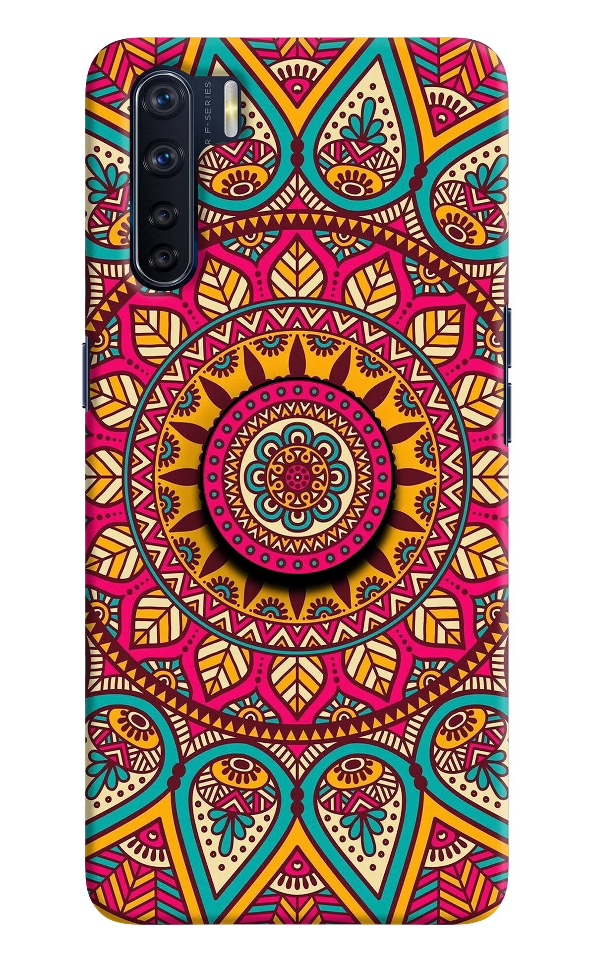 Mandala Oppo F15 Pop Case by Casekaro