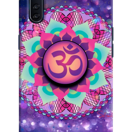 Om Purple Oppo F15 Pop Case by Casekaro