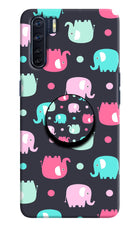 Baby Elephants Oppo F15 Pop Case by Casekaro