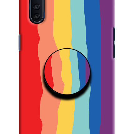 Rainbow Oppo F15 Pop Case by Casekaro
