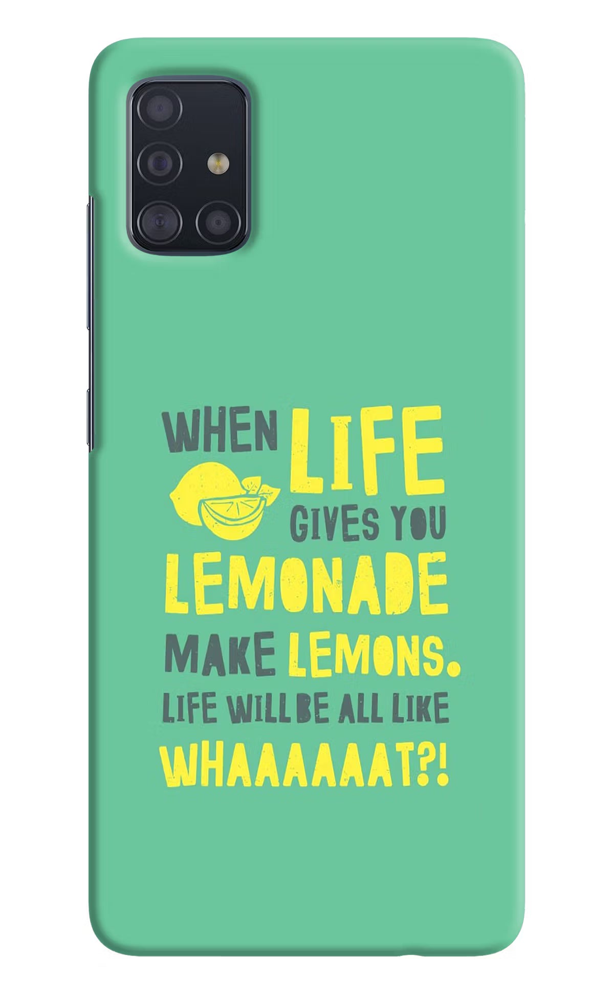 Quote Samsung A51 Hard Case Back Cover by Casekaro