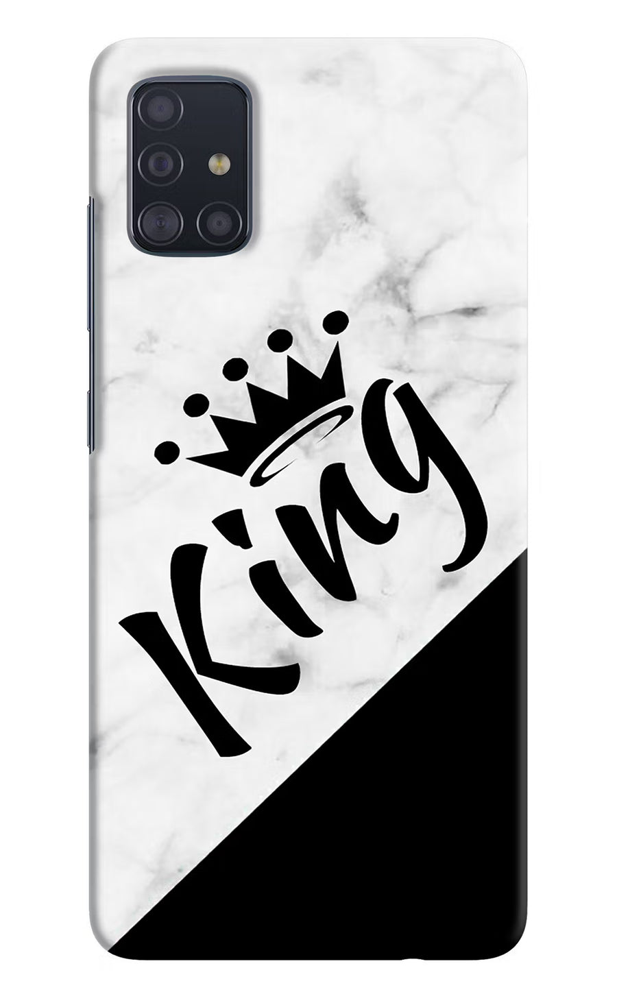 King Samsung A51 Back Cover, Hard case