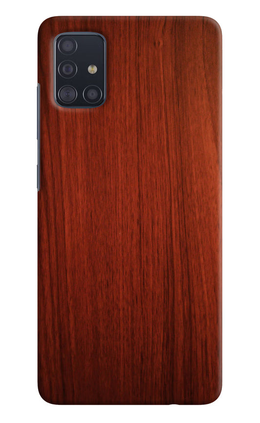 Wooden Plain Pattern Samsung A51 Hard Case Back Cover by Casekaro