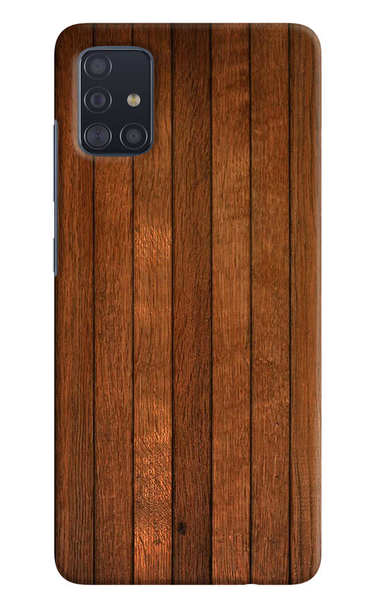 Wooden Artwork Bands Samsung A51 Hard Case Back Cover by Casekaro