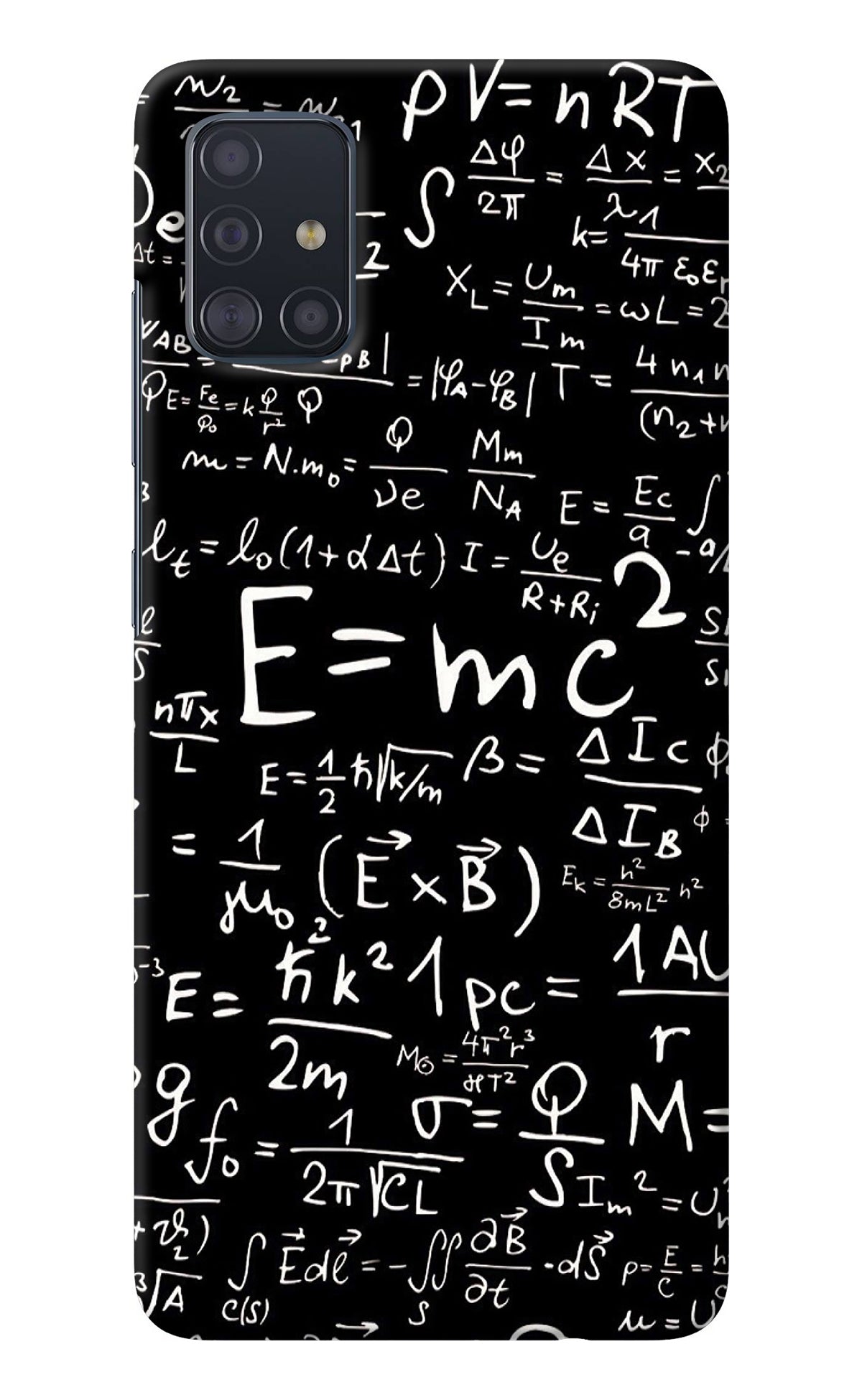 Physics Albert Einstein Formula Samsung A51 Back Cover