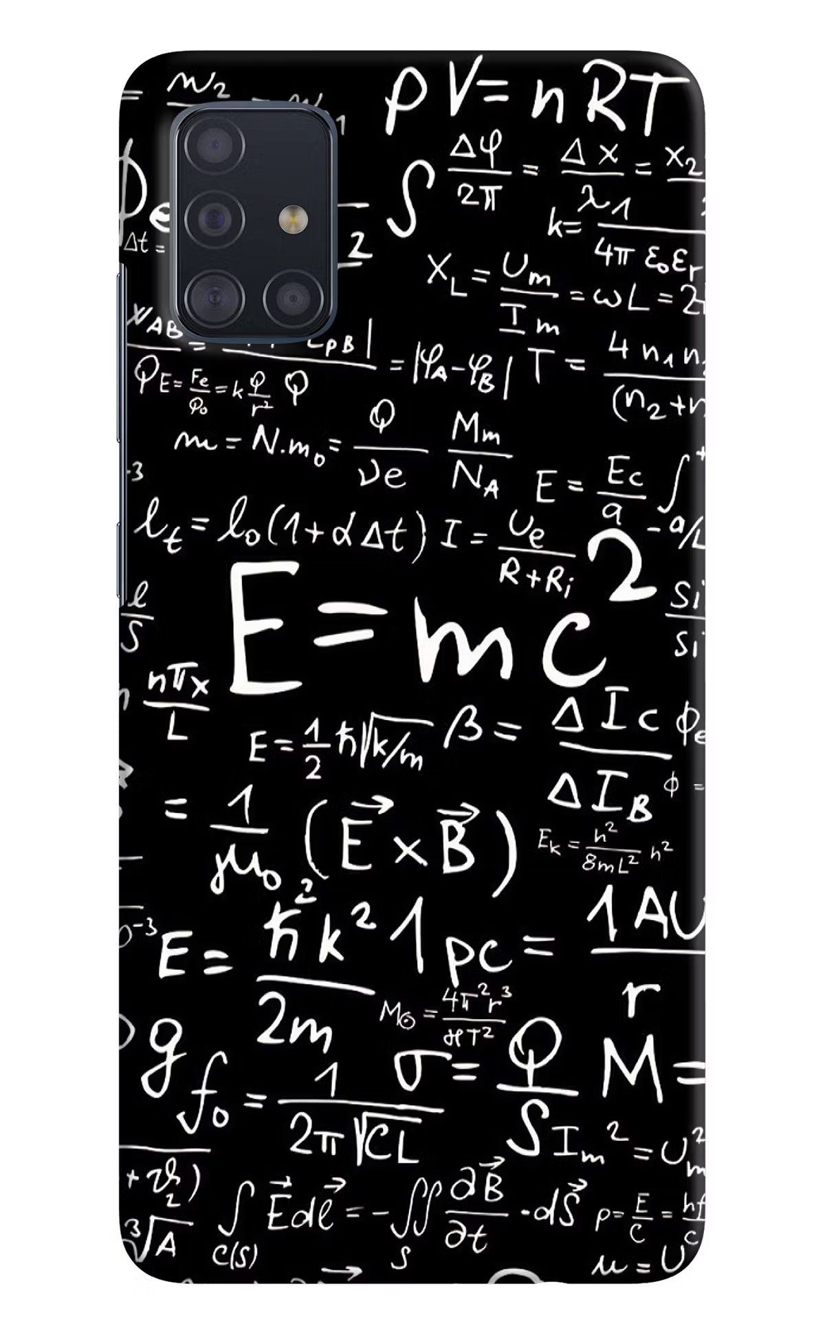 Physics Formula Samsung A51 Hard Case Back Cover by Casekaro