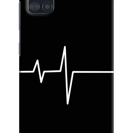 Heart Beats Samsung A51 Hard Case Back Cover by Casekaro