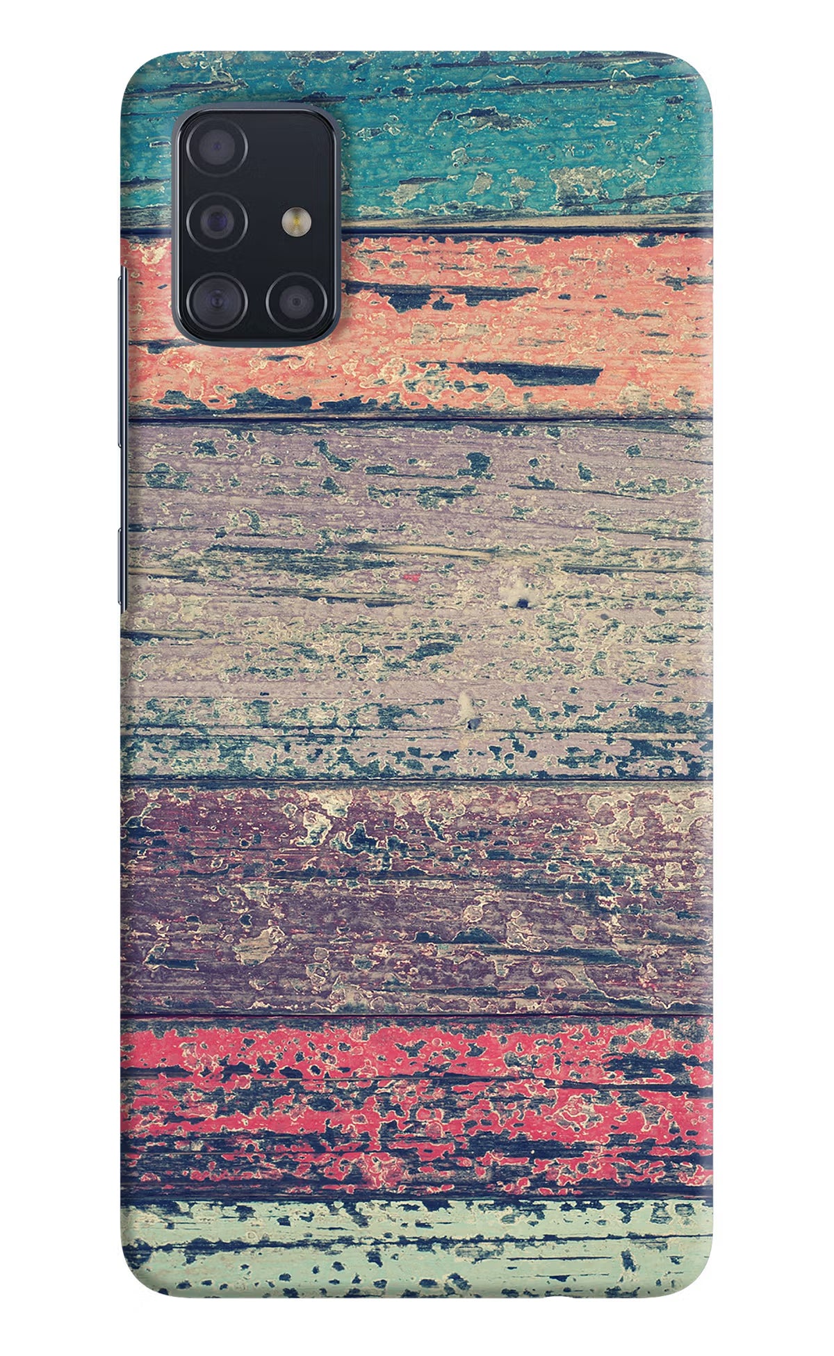 Colourful Wall Samsung A51 Hard Case Back Cover by Casekaro