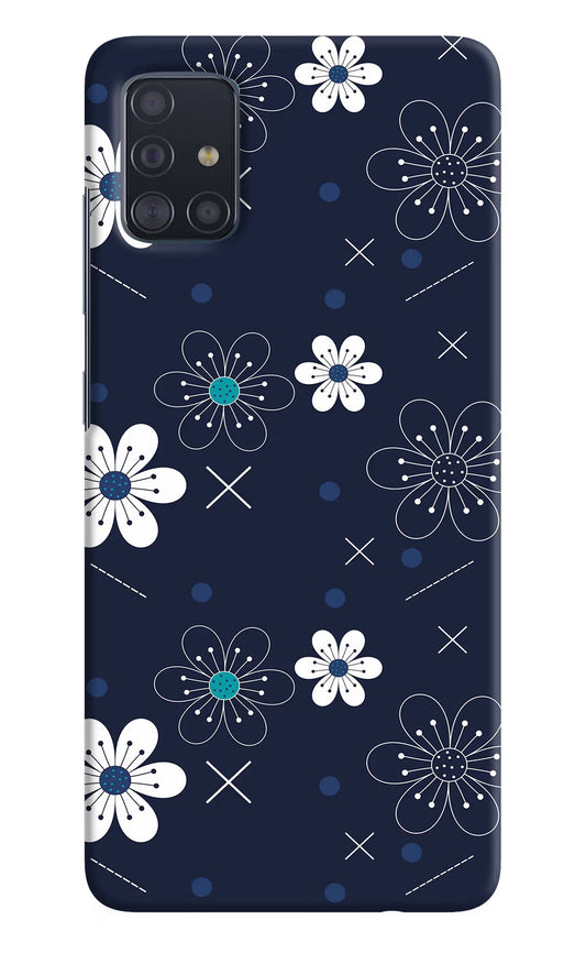 Flowers Samsung A51 Hard Case Back Cover by Casekaro