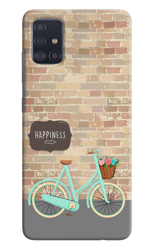 Happiness Artwork Samsung A51 Hard Case Back Cover by Casekaro