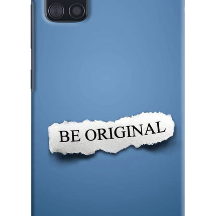 Be Original Samsung A51 Hard Case Back Cover by Casekaro