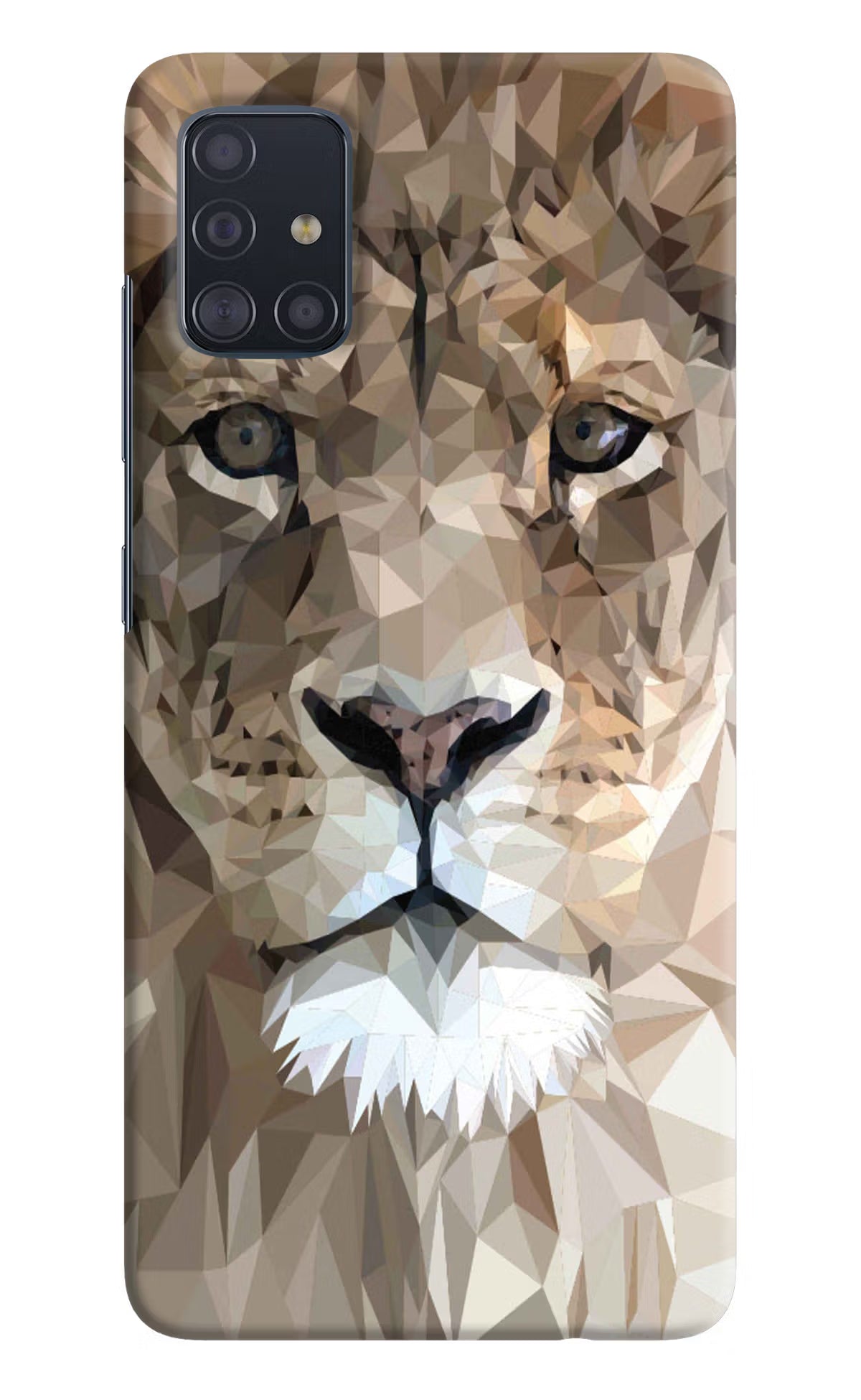 Lion Art Samsung A51 Hard Case Back Cover by Casekaro