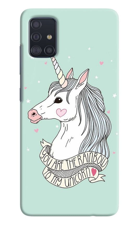 Unicorn Wallpaper Samsung A51 Hard Case Back Cover by Casekaro