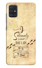 I Solemnly swear that i up to no good Samsung A51 Hard Case Back Cover by Casekaro