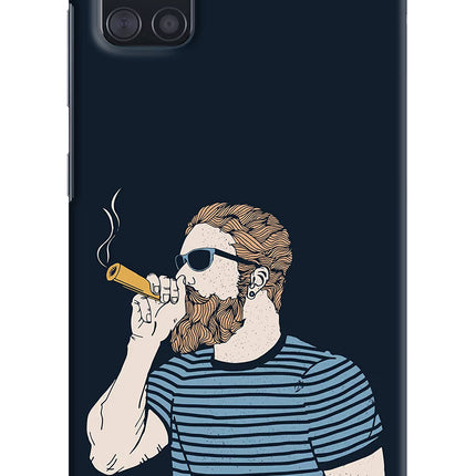 Smoking Samsung A51 Hard Case Back Cover by Casekaro
