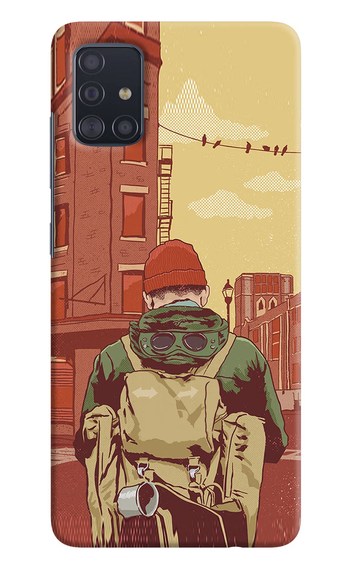 Adventurous Samsung A51 Hard Case Back Cover by Casekaro