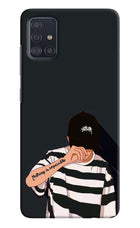 Aesthetic Boy Samsung A51 Hard Case Back Cover by Casekaro