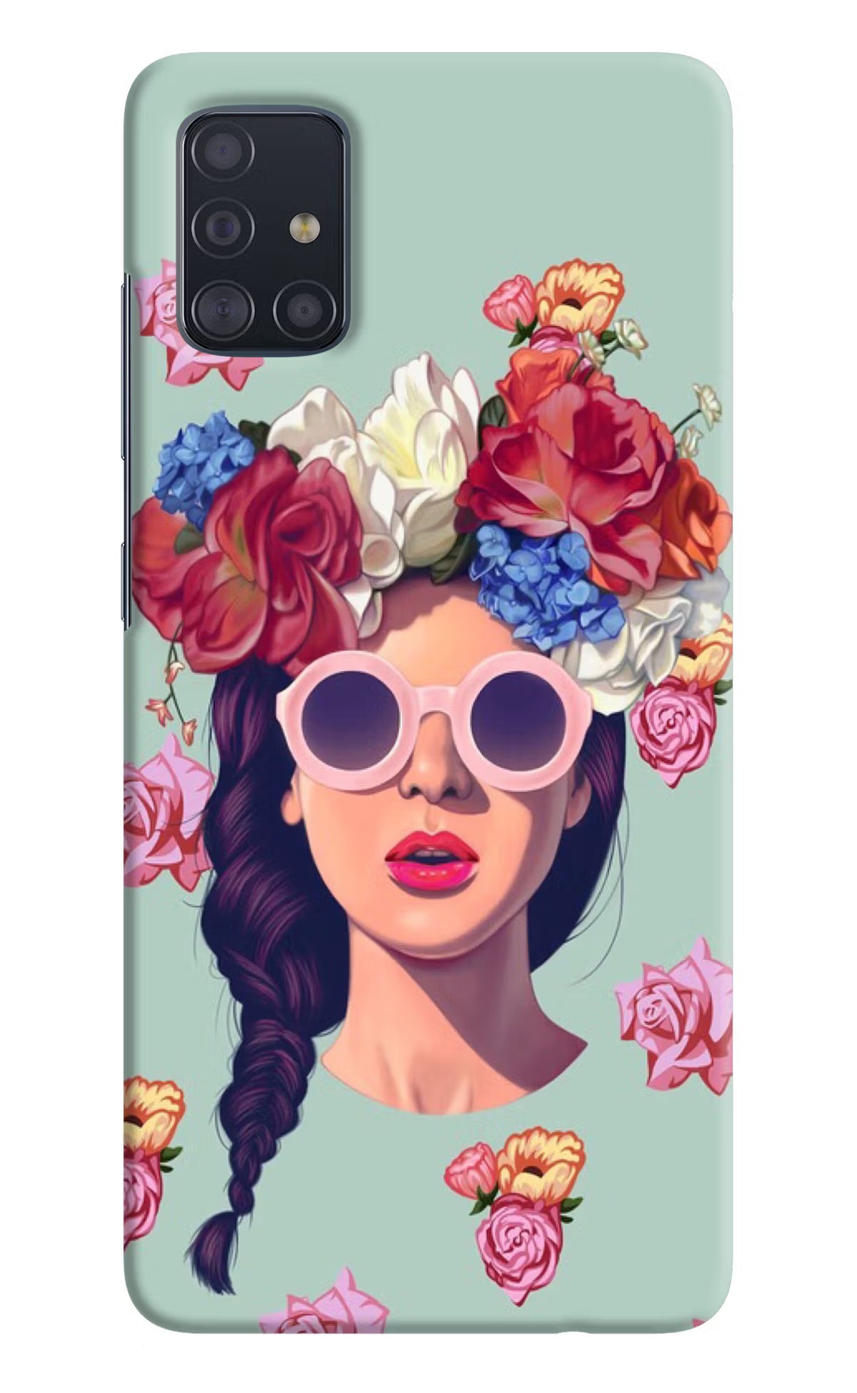 Pretty Girl Samsung A51 Hard Case Back Cover by Casekaro