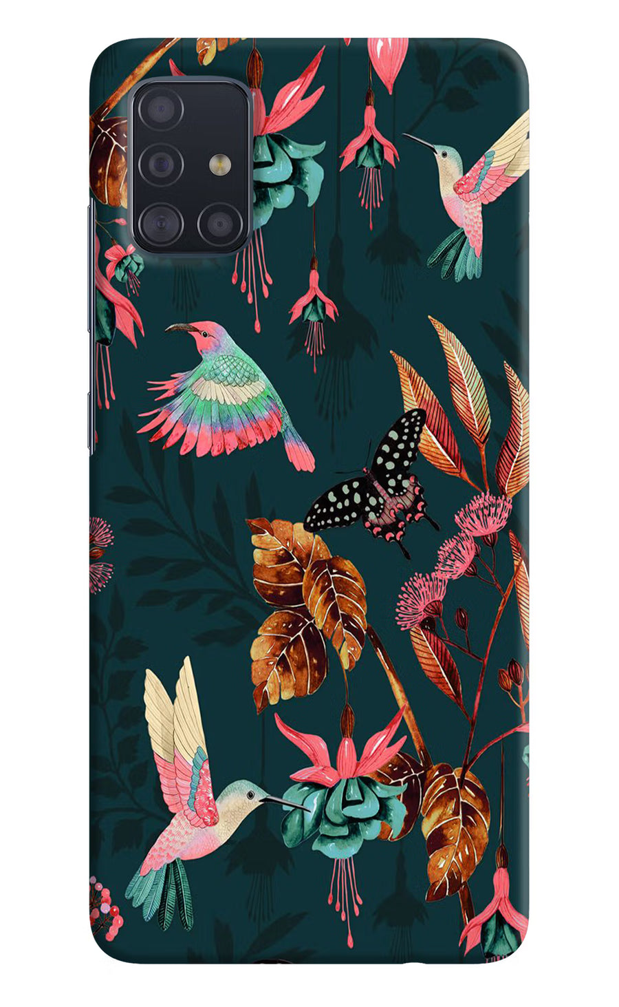 Birds Samsung A51 Back Cover, Hard case