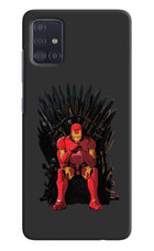 Ironman Throne Samsung A51 Hard Case Back Cover by Casekaro