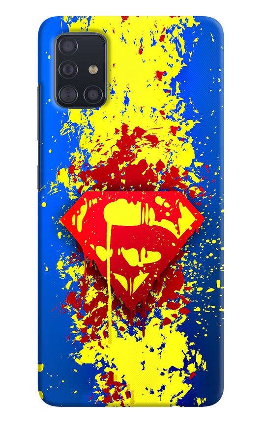 Superman logo Samsung A51 Hard Case Back Cover by Casekaro