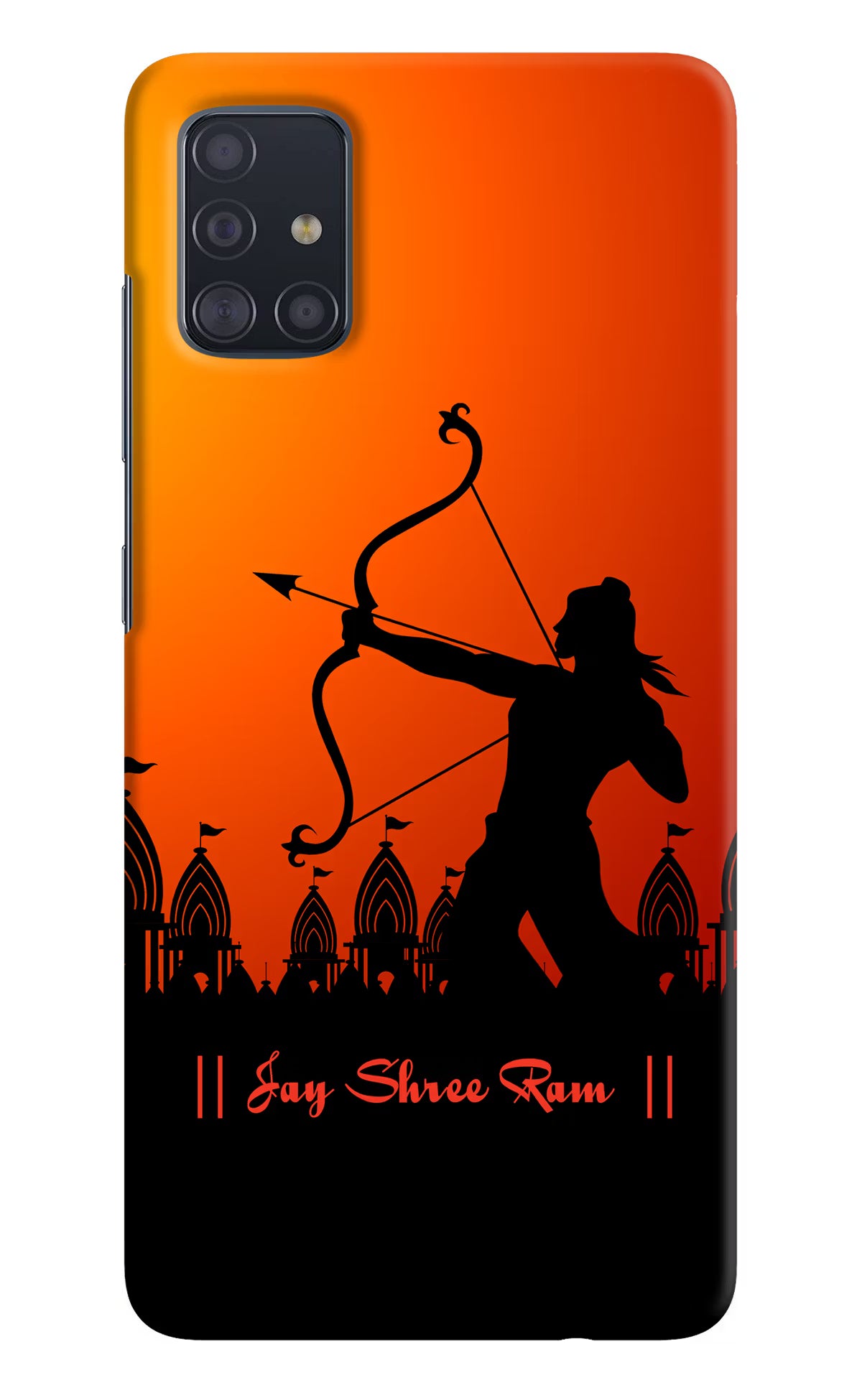 Lord Ram - 4 Samsung A51 Hard Case Back Cover by Casekaro