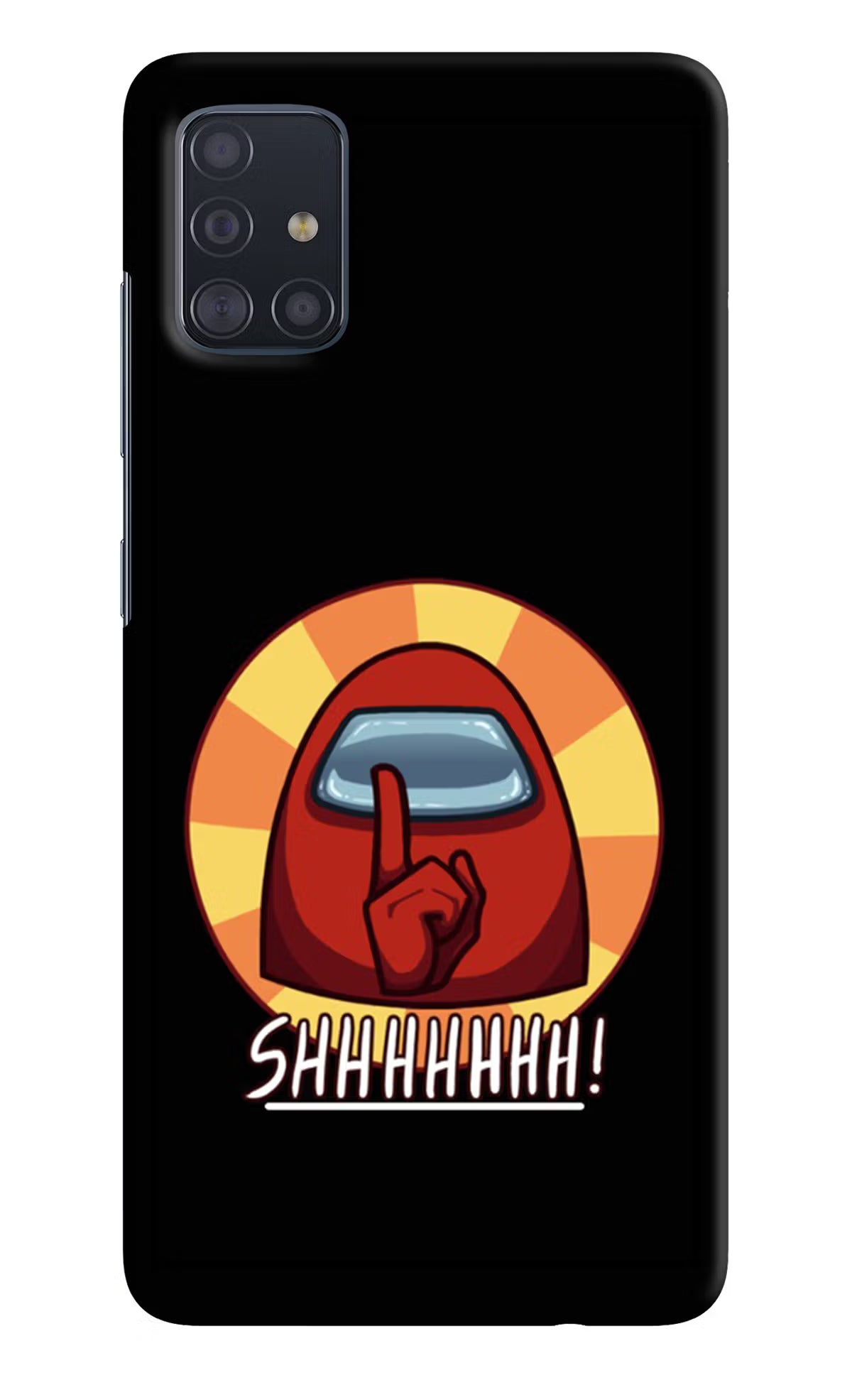 Among Us Shhh! Samsung A51 Hard Case Back Cover by Casekaro