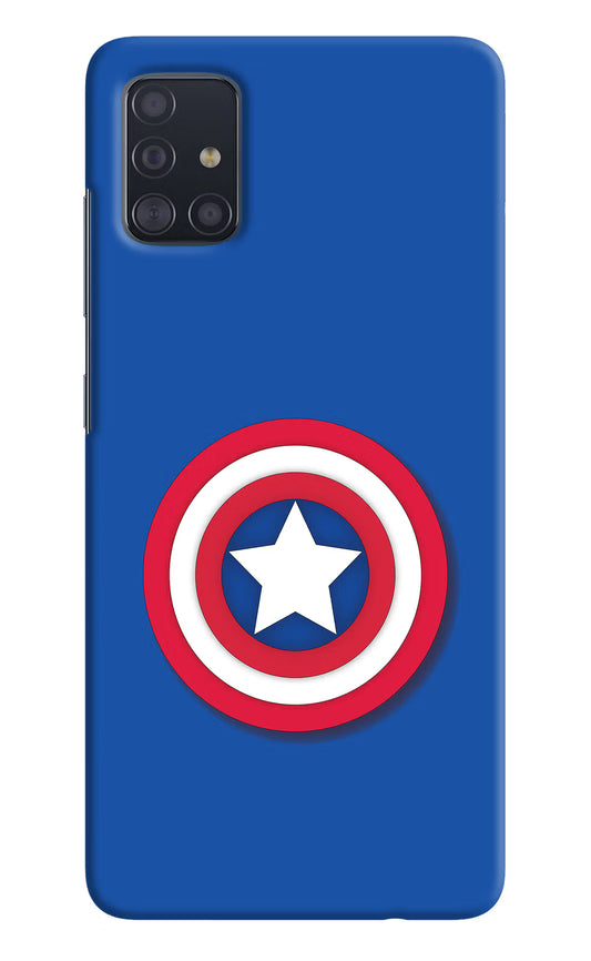 Shield Samsung A51 Hard Case Back Cover by Casekaro