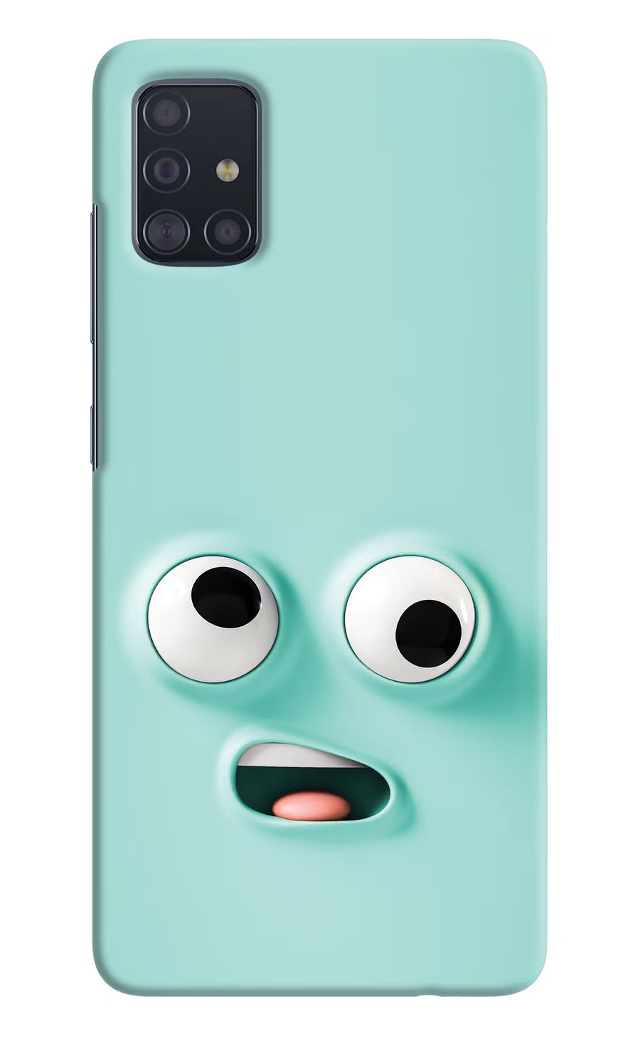 Funny Cartoon Samsung A51 Back Cover, Hard case