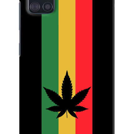 Weed Flag Samsung A51 Hard Case Back Cover by Casekaro