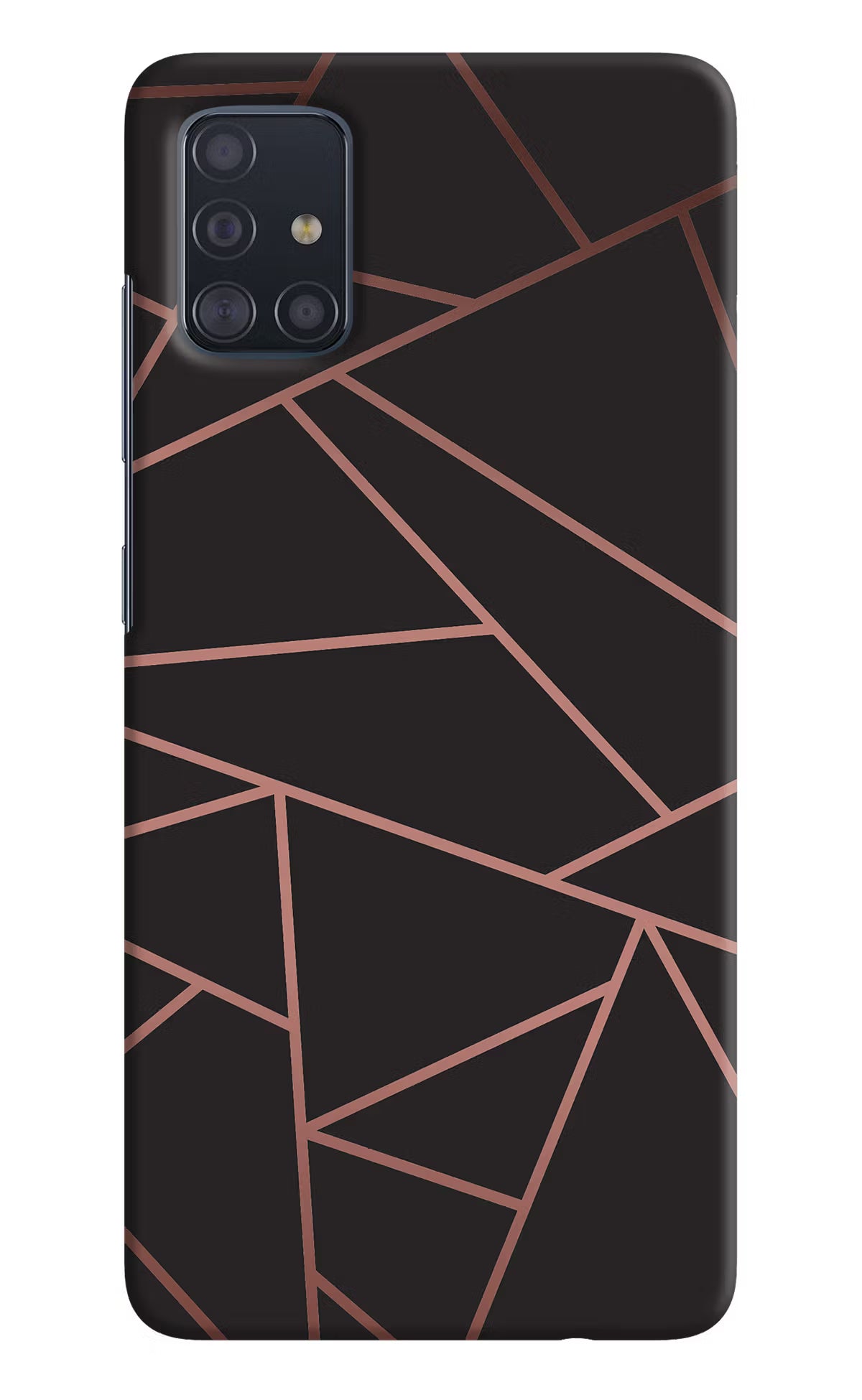 Geometric Pattern Samsung A51 Hard Case Back Cover by Casekaro