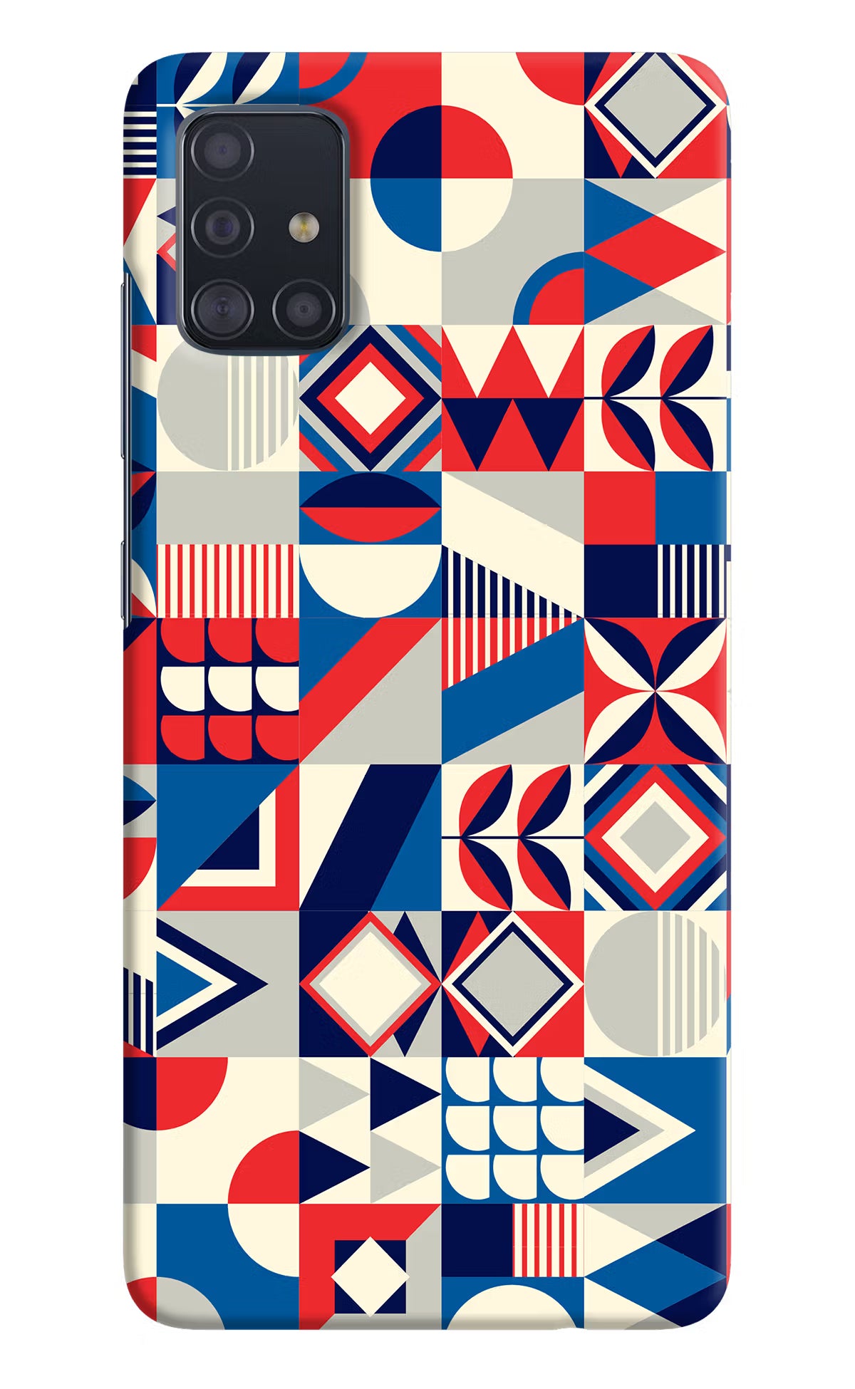 Colorful Pattern Samsung A51 Hard Case Back Cover by Casekaro