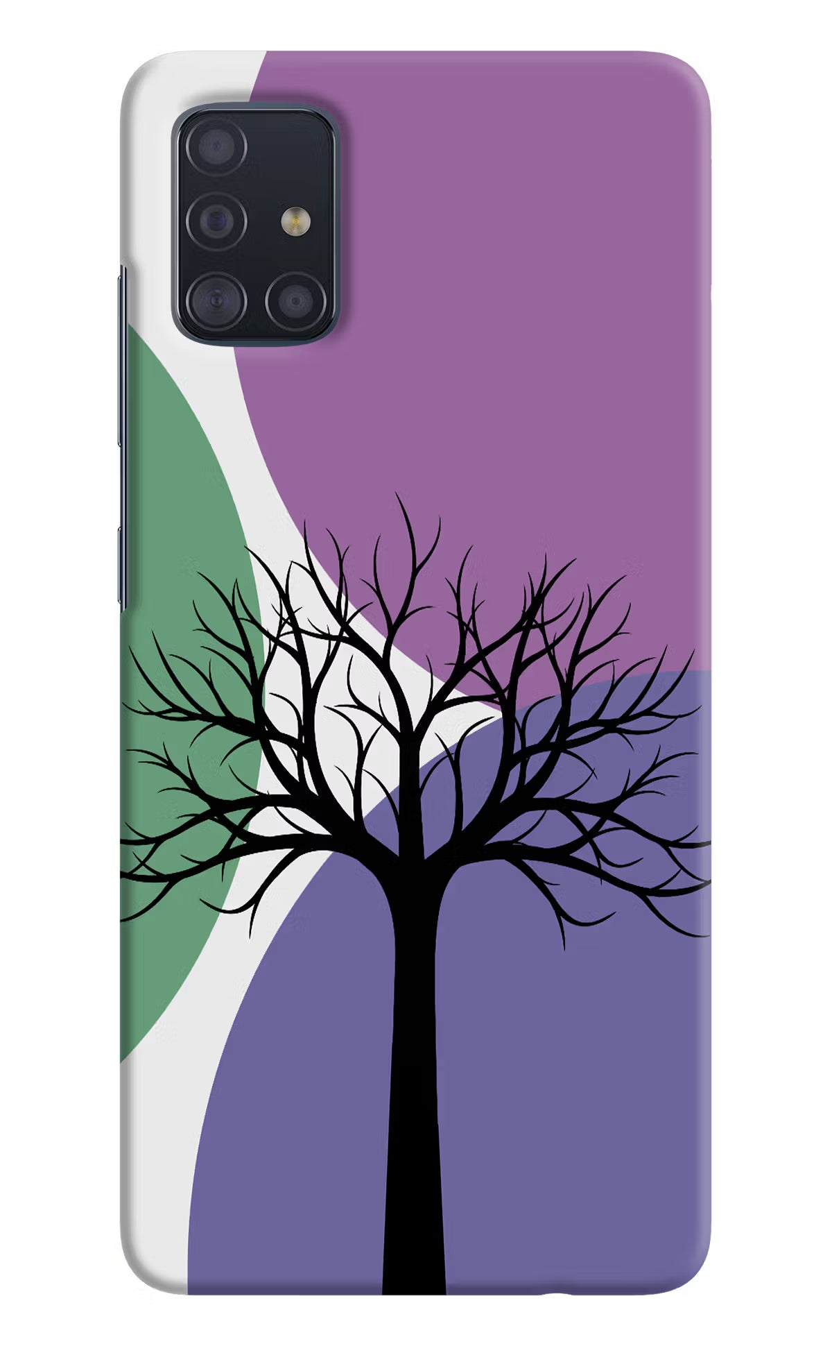 Tree Art Samsung A51 Hard Case Back Cover by Casekaro
