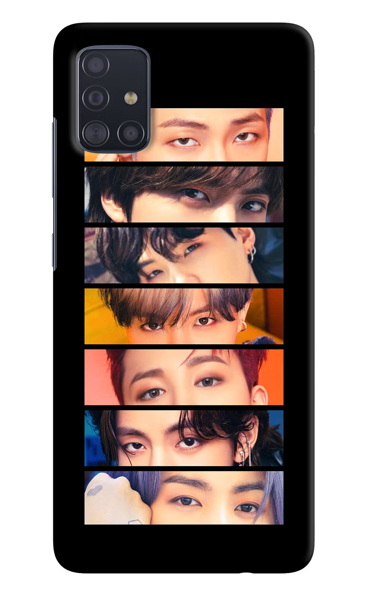 BTS Eyes Samsung A51 Hard Case Back Cover by Casekaro