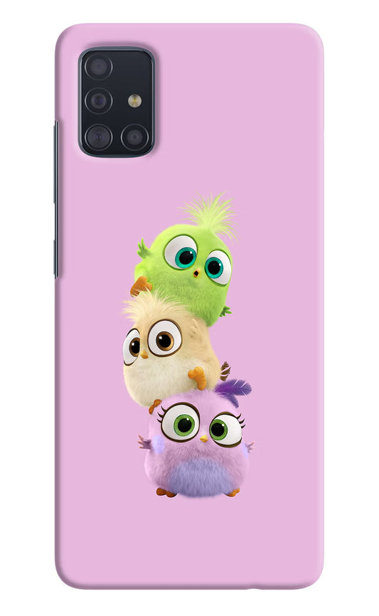 Cute Little Birds Samsung A51 Hard Case Back Cover by Casekaro
