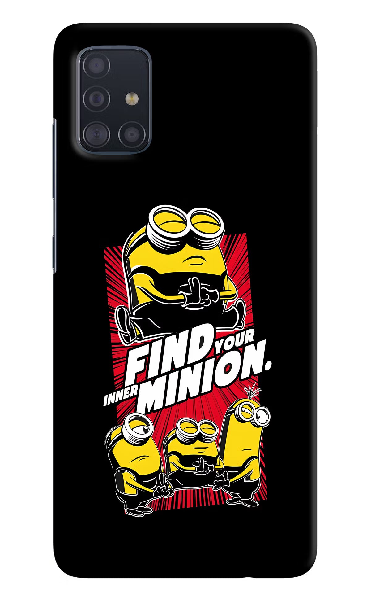 Find your inner Minion Samsung A51 Hard Case Back Cover by Casekaro