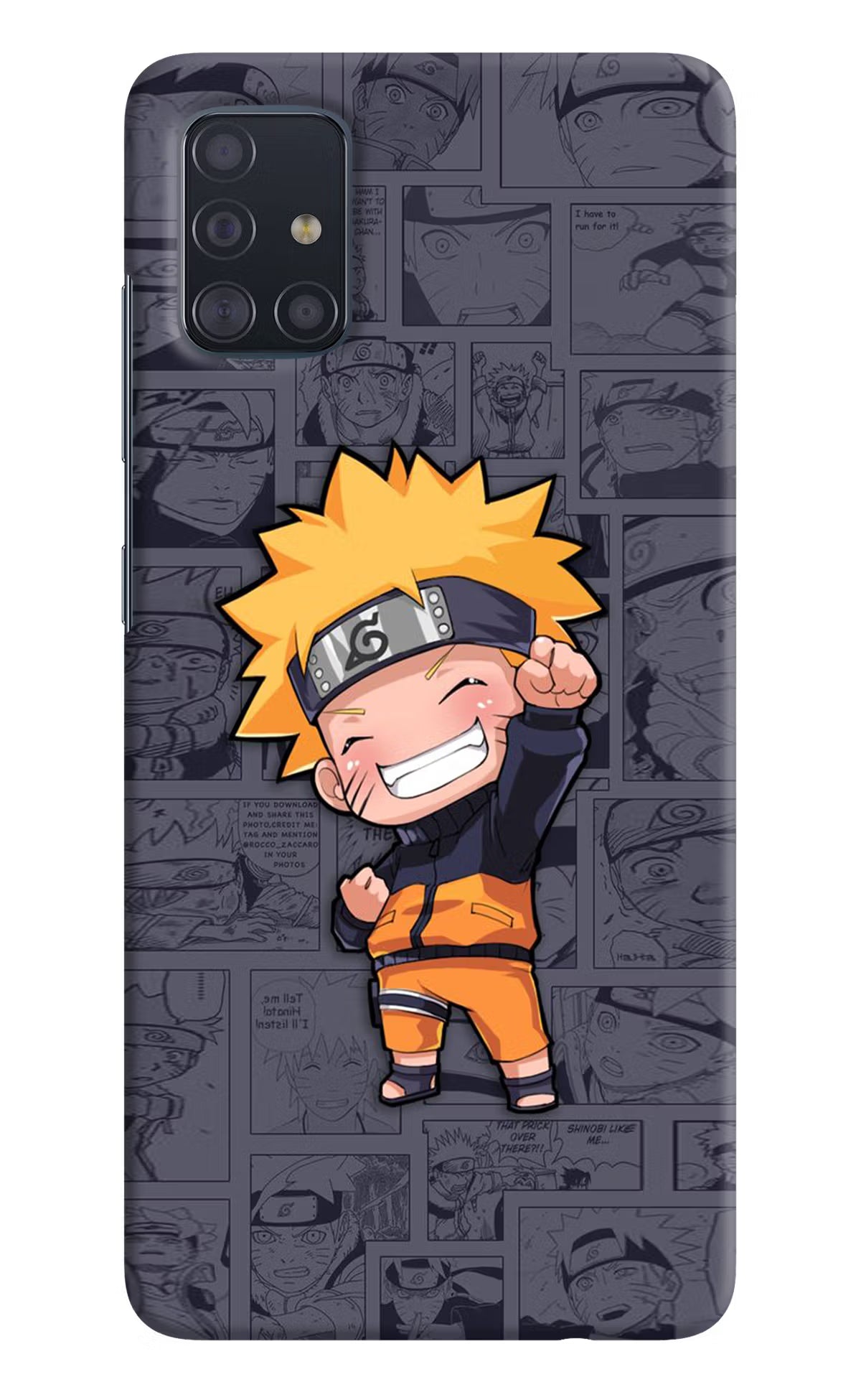 Chota Naruto Samsung A51 Hard Case Back Cover by Casekaro